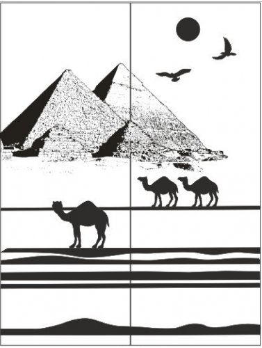 Пескоструйный рисунок Египет 38